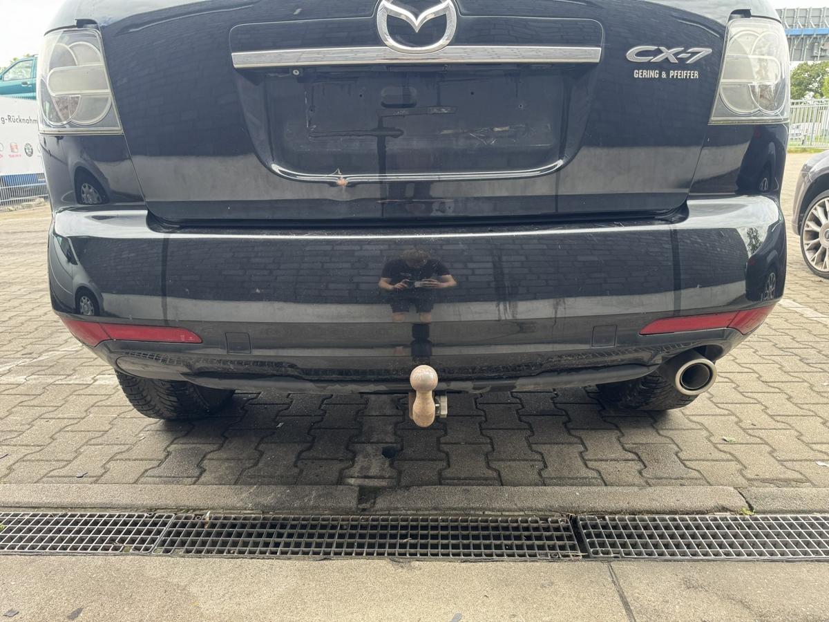 Mazda CX-7 original Sto&szlig;stange Stossf&auml;nger hinten Schwarz Facelift Bj.2012